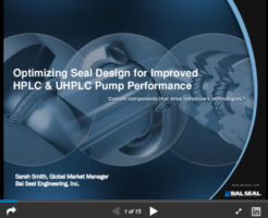 presentation on HPLC pump seal design