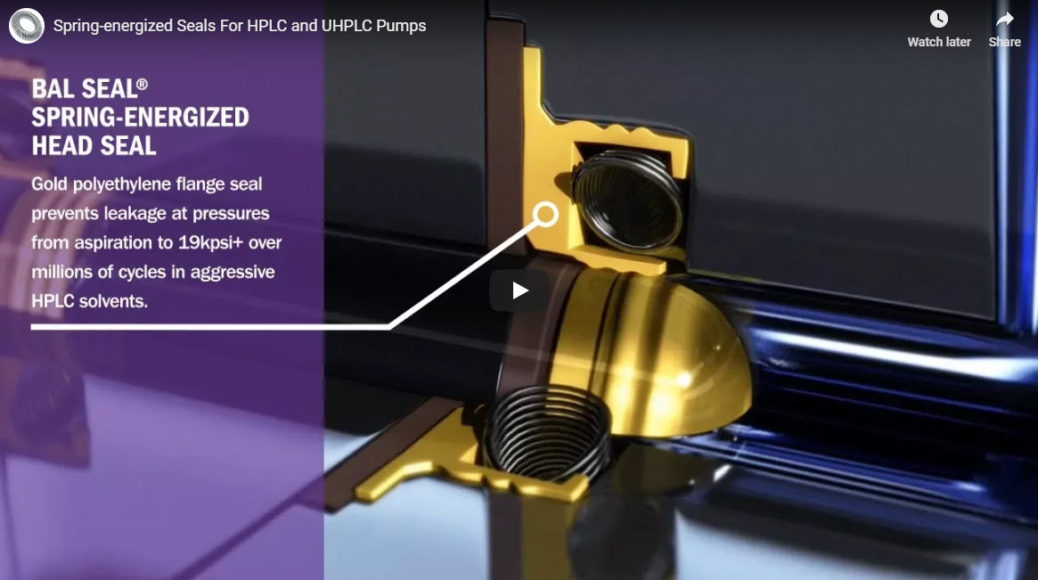 HPLC and UHPLC pump seals