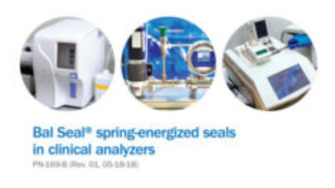 Bal Seal® spring-energized seals in clinical analyzers