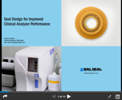 Seals for Clinical Chemistry Analyzers to prevent pump leakage