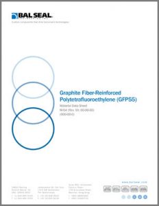 Graphite fiber-reinforced PTFE