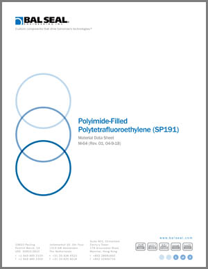 Polyimide-filled PTFE