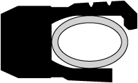 Reciprocating Seal Graphite filled PTFE