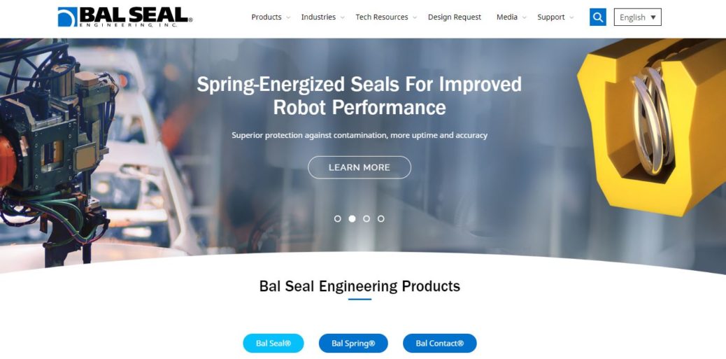 New Bal Seal Engineering Website