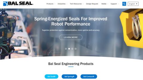 New Bal Seal Website Helps Designers Find Solutions Fast