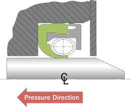 Bal Seal® high-speed rotary sealing diagram Bal Seal® high-speed rotary sealing diagram