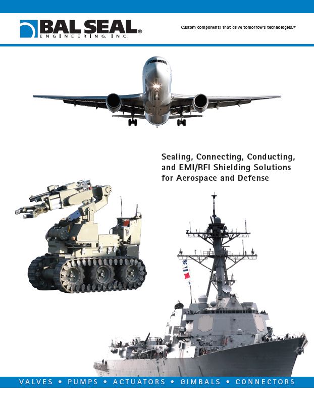 Bal Seal Engineering solutions for Aerospace and Defense