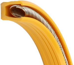 spring-energized seal cut-away spring-energized seal cut-away