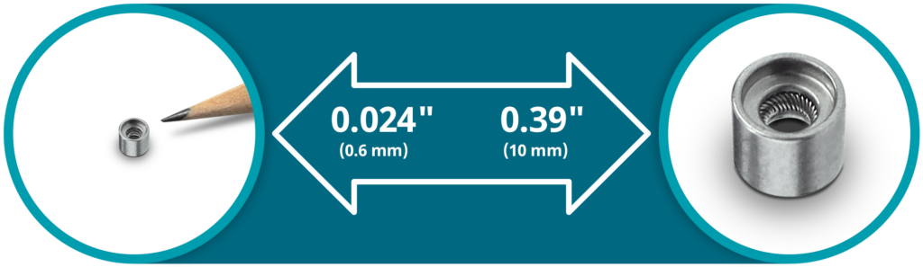 bal conn size range graphic