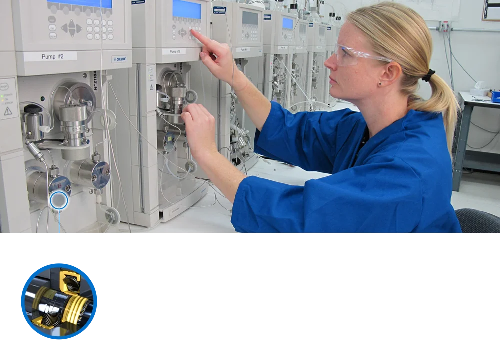 BalSeal seal for chromatography